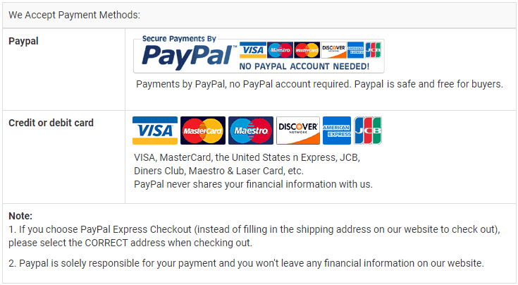 Payment Methods