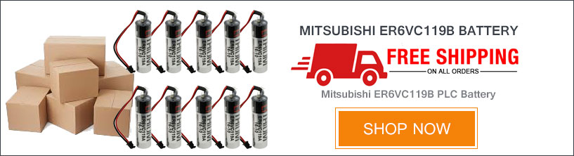 Mitsubishi ER6VC119B Excellent quality Battery Replacement